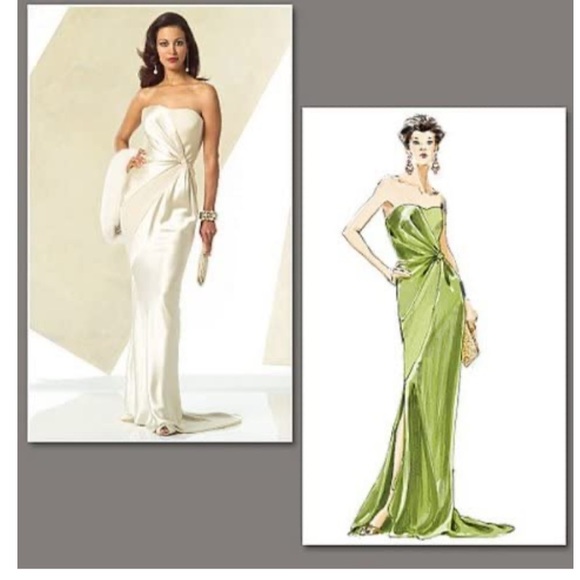 Vogue V2929 Bellville Sassoon Bias Evening Gown Sewing Pattern Sz 16-18-20 - Picture 2 of 7